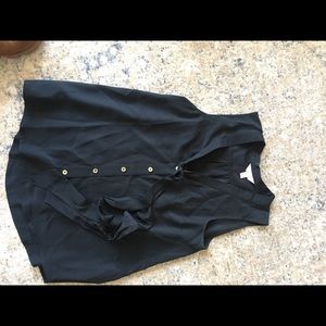 Lilly Pulitzer size small black sleeveless shell